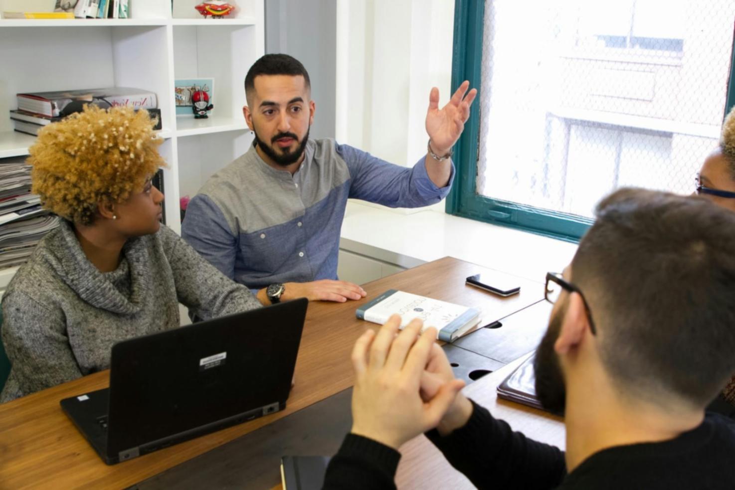 Business owner accessing financial records efficiently on multiple devices